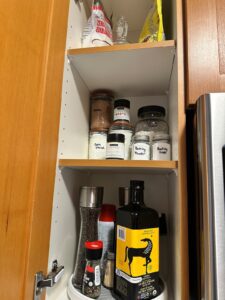 Baking essentials and Virgin Olive oil and vegetable spray