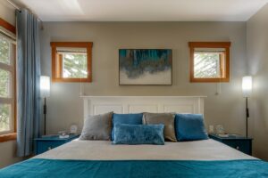 Spacious Master bedroom with an abundance of natural light