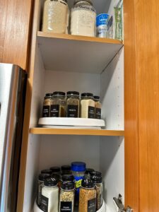 Great selection of spices for every cook